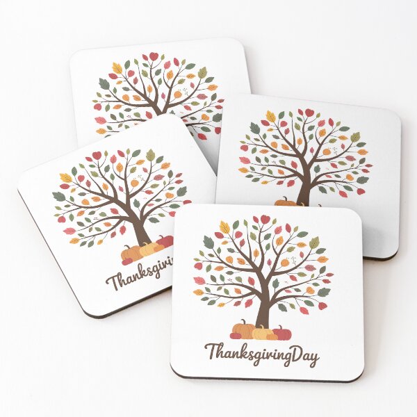 Item preview, Happy Thanksgiving Day Autumn Tree with Pumpkins and Colorful Leaves designed and sold by Affiliora.