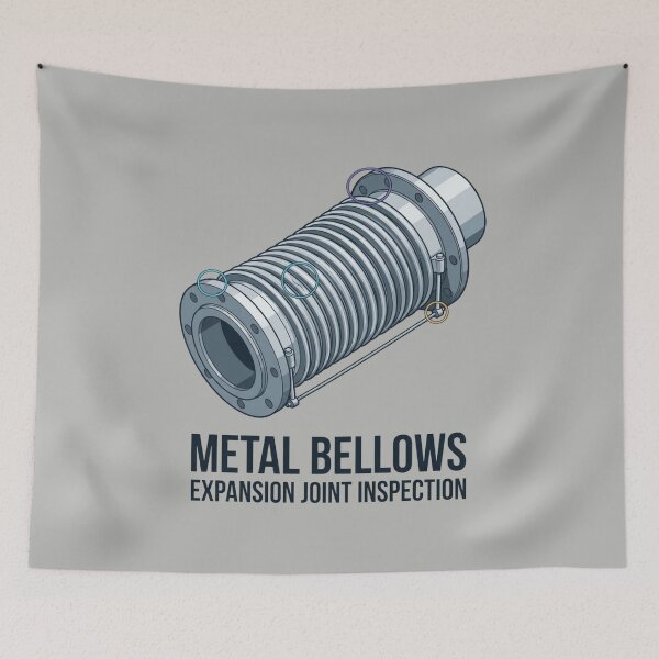 Item preview, Metal Bellows Expansion Joint Inspection designed and sold by Amr Darwish Graphic designer.