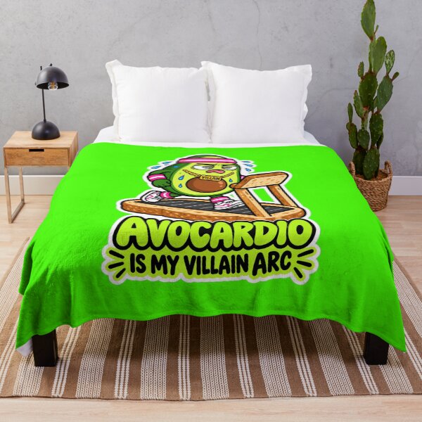Item preview, Funny Avocado Workout Sticker AvoCardio Villain Era Gym Pun designed and sold by spectomine.