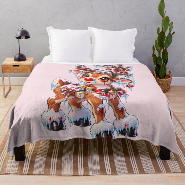 Item preview, Frozen Rudolph – Cute Icy Christmas Reindeer Art designed and sold by MetaModel Editions.