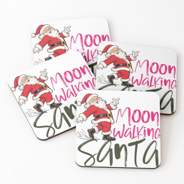 Item preview, Moon Walking Santa | Funny Christmas Dance Design with Winking Santa Claus. designed and sold by Wild Mood Co..