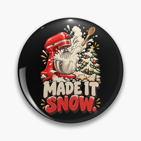 Item preview, Funny Christmas Baking - Made It Snow Baker Humor designed and sold by MOTIFOLK.