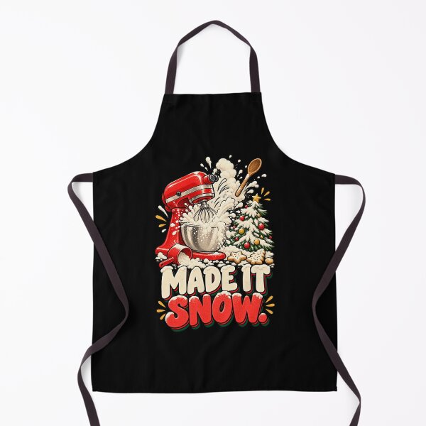 Item preview, Funny Christmas Baking - Made It Snow Baker Humor designed and sold by MOTIFOLK.