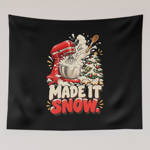 Item preview, Funny Christmas Baking - Made It Snow Baker Humor designed and sold by MOTIFOLK.