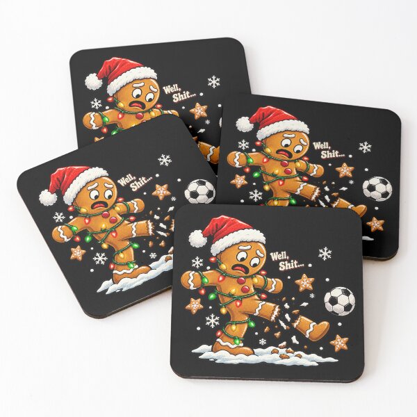 Item preview, Well Shit Gingerbread Soccer Player Funny Christmas designed and sold by will freed18.