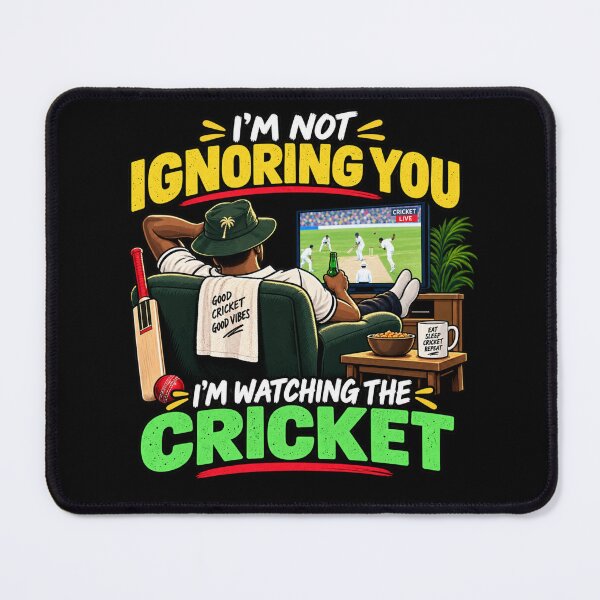 Item preview, Funny Cricket Fan – I'm Not Ignoring You designed and sold by mygiftideas.