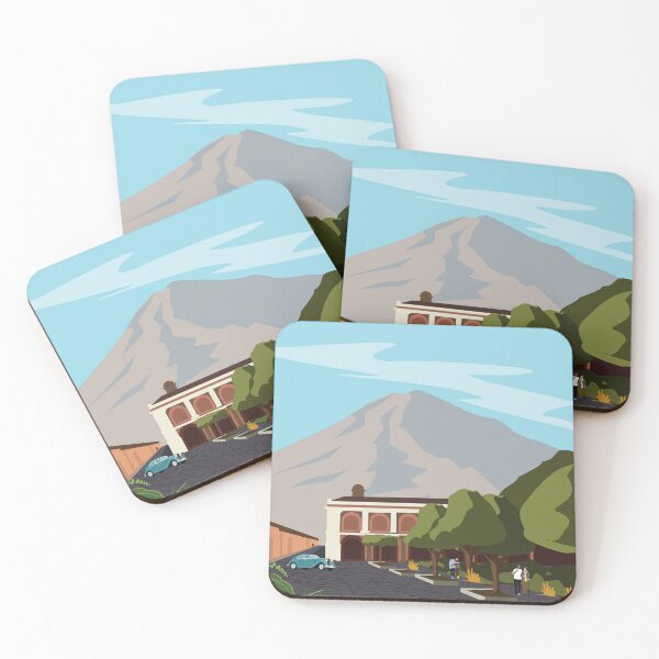 Item preview, Guatemala volcano antigua travel poster designed and sold by Arctic frame studio.