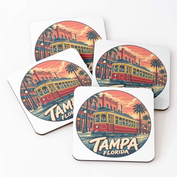 Item preview, Tampa Florida: Vintage Streetcar  designed and sold by CircinusStore.