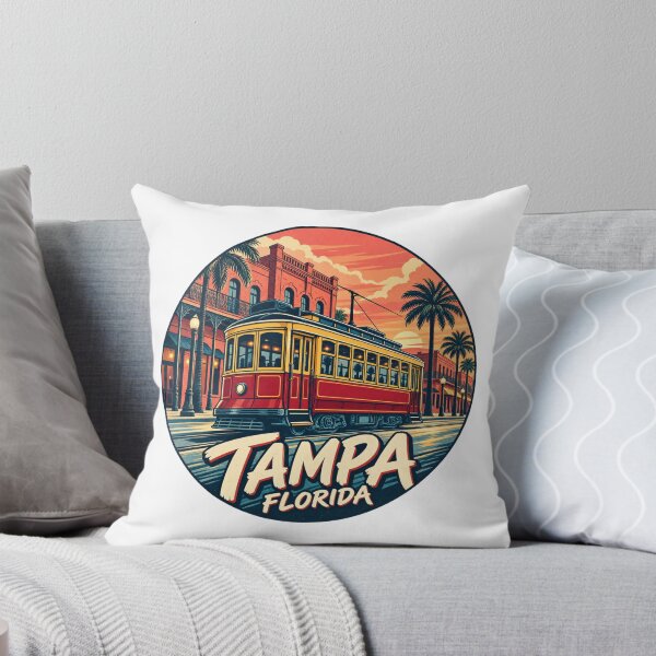 Item preview, Tampa Florida: Vintage Streetcar  designed and sold by CircinusStore.
