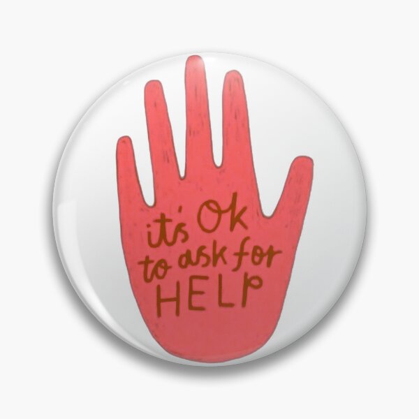 Item preview, It's OK to Ask for Help – Mental Health Awareness and Support designed and sold by Kruti Collection.