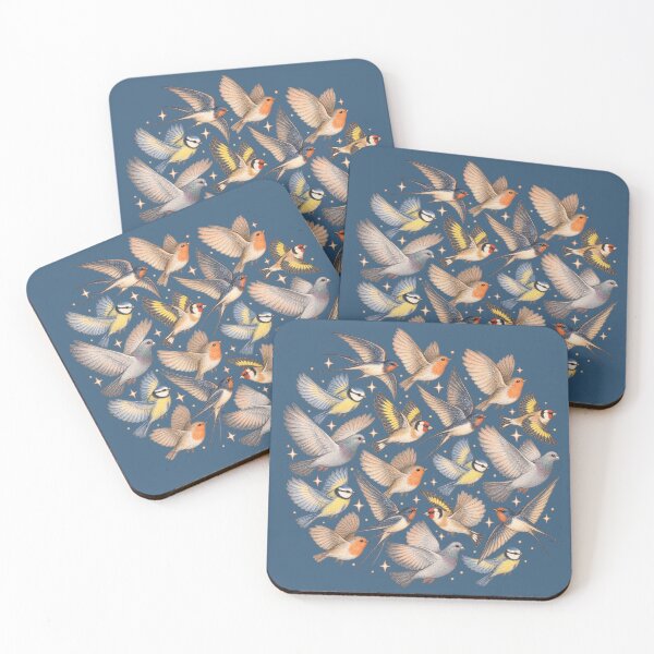 Item preview, Together We Fly: Dreamy Bird Flock designed and sold by ChirpInc.