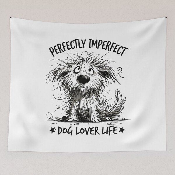 Item preview, Perfectly Imperfect Dog Sketch designed and sold by BikTee.
