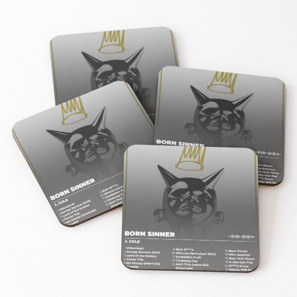 Item preview, J. Cole Born Sinner Poster designed and sold by JPOSTERS.