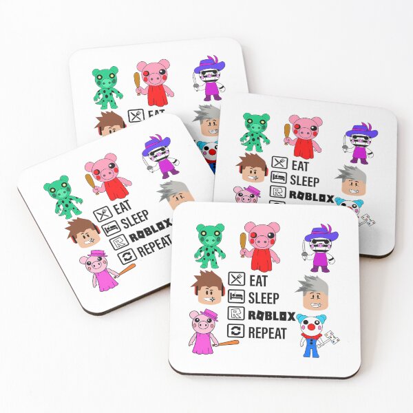 Item preview, Piggy Roblox With Mantra Eat Sleep Roblox Repeat designed and sold by karaline-souder.