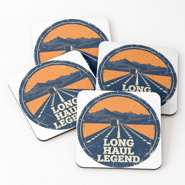 Item preview, Long Haul Legend Truck Driver Vintage Badge designed and sold by mahi1design.