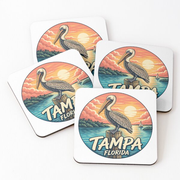 Item preview, Tampa Florida: Coastal Sunset Wildlife designed and sold by CircinusStore.