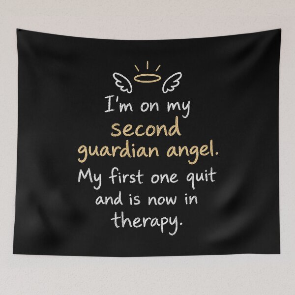 Item preview, I’m on My Second Guardian Angel designed and sold by SignumShop.
