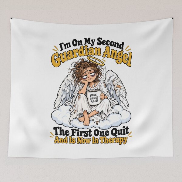 Item preview, I’m on My Second Guardian Angel designed and sold by SignumShop.