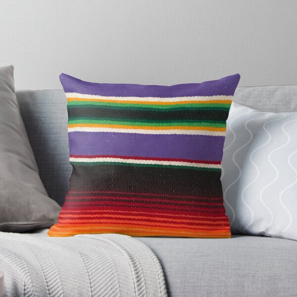 Serape shop throw pillows