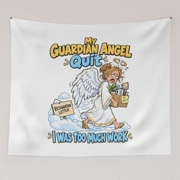 Item preview, I’m on My Second Guardian Angel designed and sold by SignumShop.