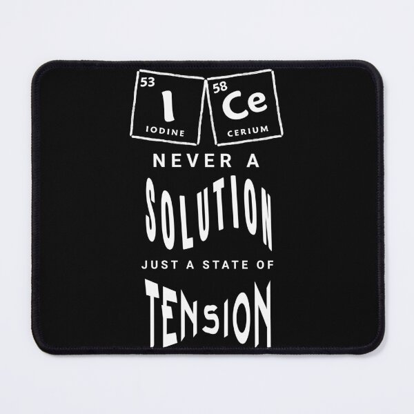 Item preview, ICE - NEVER A SOLUTION designed and sold by PhraseCreatives.