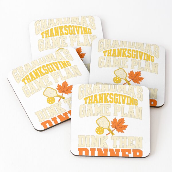 Item preview, Grandma's Thanksgiving Game Plan: Dink Then Dinner designed and sold by HappyVibration.