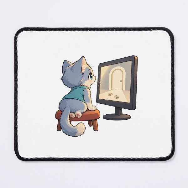 Item preview, Kitten Watching Door Monitor designed and sold by GoverArt.