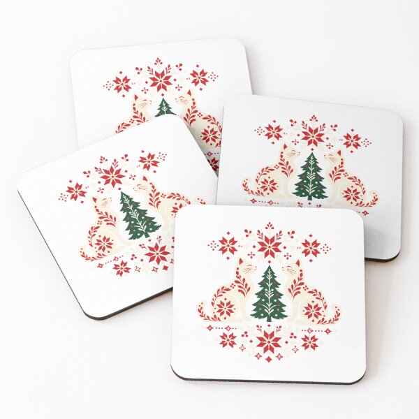 Item preview, Nordic Holiday Cats designed and sold by cybersilverhand.