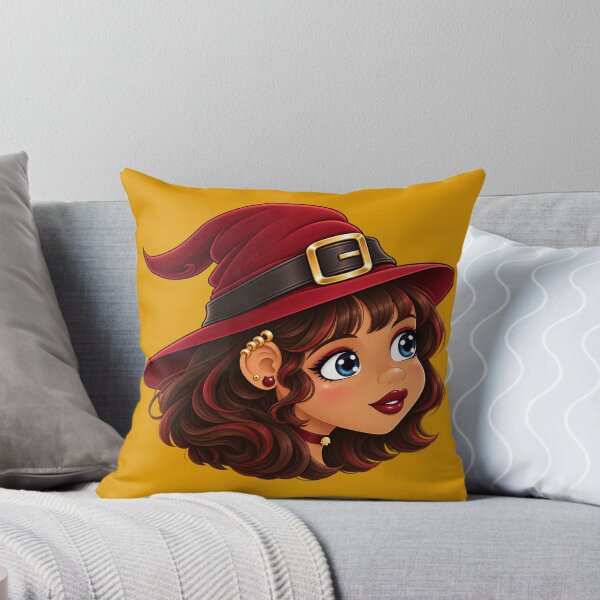 Item preview, Kawaii Halloween Anime Witch (brown hair) designed and sold by GlaDyxies.