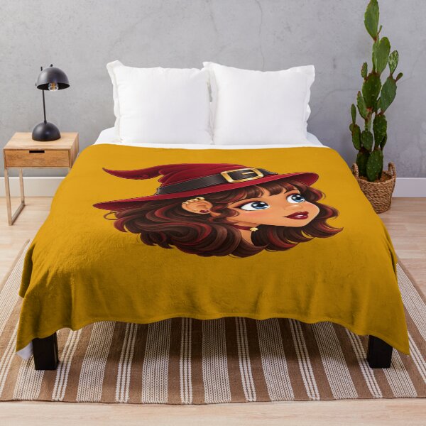 Item preview, Kawaii Halloween Anime Witch (brown hair) designed and sold by GlaDyxies.