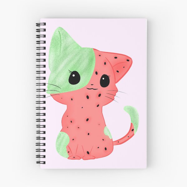 Item preview, Kawaii Watermelon Kitty  designed and sold by Lindsey Wooldridge.
