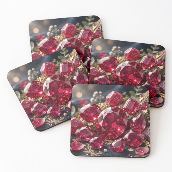 Item preview, Super Beautiful Rubies — Deep Red Gemstones designed and sold by Stevercortinas.