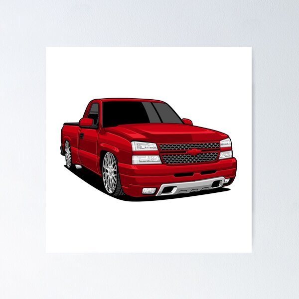 Item preview, Silverado Classic Red designed and sold by vektoranda.