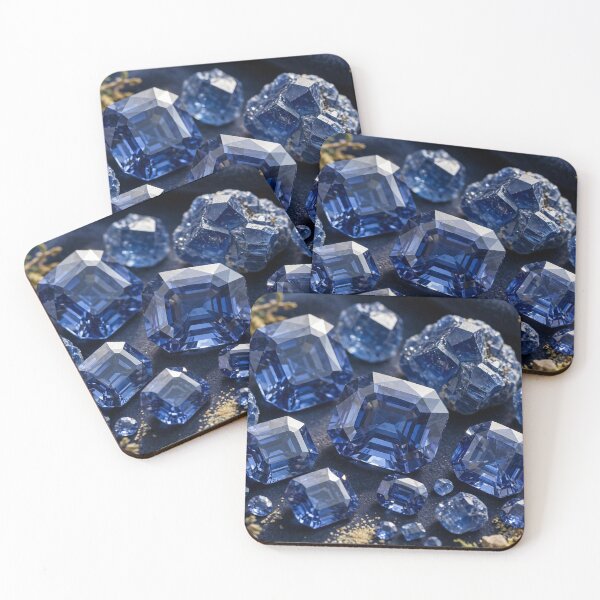 Item preview, Beautiful Sapphires — Deep Blue Gemstones designed and sold by Stevercortinas.