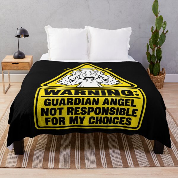 Item preview, Warning: Guardian Angel Not Responsible For My Choices designed and sold by SignumShop.