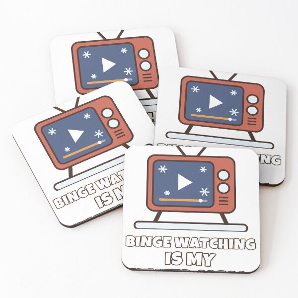 Item preview, Binge Watching Is My Winter Cardio Funny Winter TV Lover designed and sold by Bornprints.