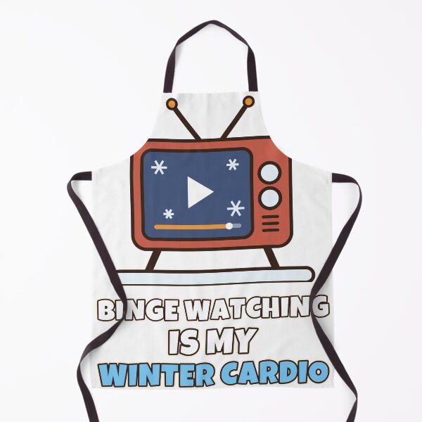 Item preview, Binge Watching Is My Winter Cardio Funny Winter TV Lover designed and sold by Bornprints.