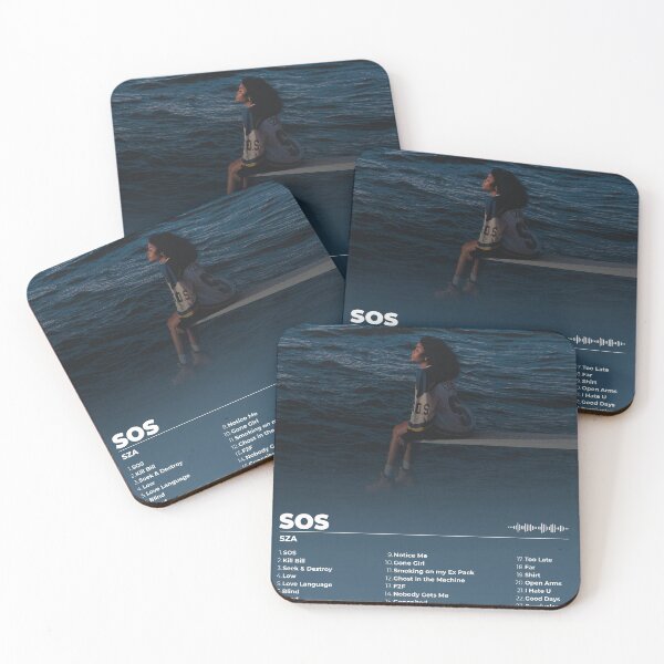 Item preview, SZA SOS Poster designed and sold by JPOSTERS.