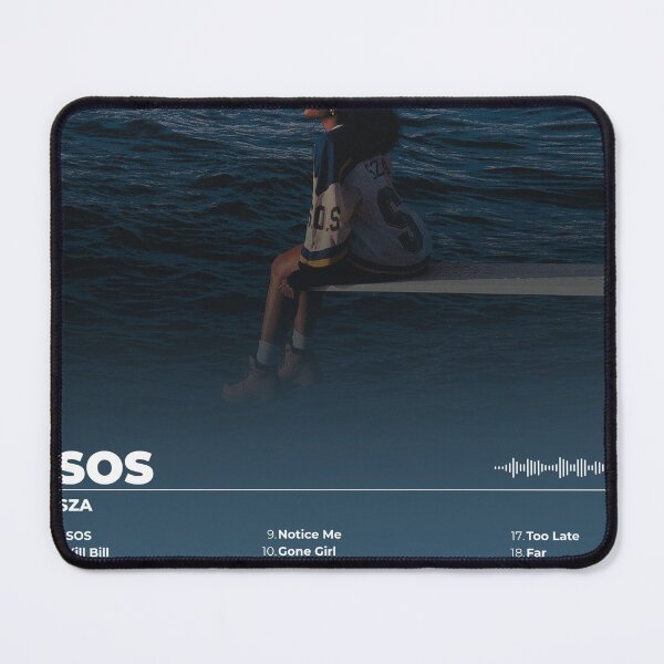 Item preview, SZA SOS Poster designed and sold by JPOSTERS.