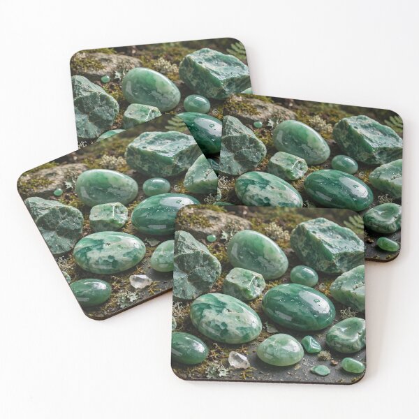 Item preview, Beautiful Jade — Green Jade Stones designed and sold by Stevercortinas.