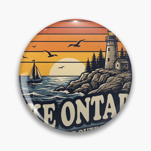 Item preview, Wild And Free Lake Ontario Lighthouse Sunset designed and sold by Adom-Fashon.