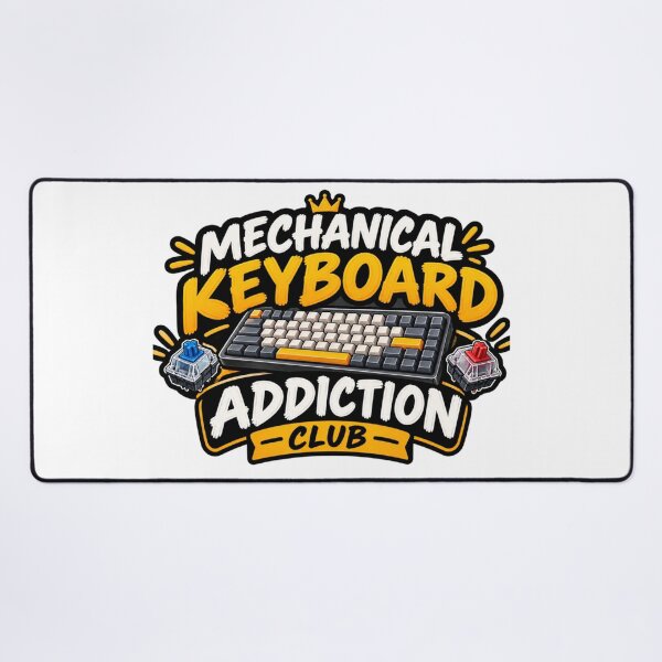 Item preview, Mechanical Keyboard Addiction Club - Funny Keyboard Enthusiast Design designed and sold by The Happiness Market .