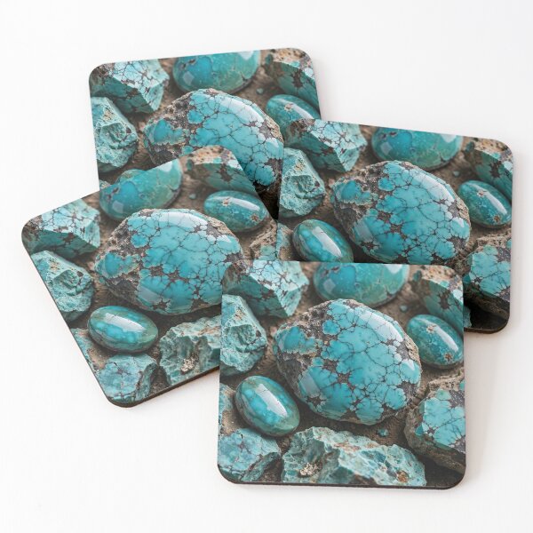 Item preview, Beautiful Turquoise — Blue Green Gemstones designed and sold by Stevercortinas.