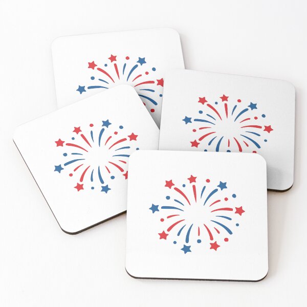 Item preview, Cute Patriotic Fireworks Burst – Festive Celebration Graphic Design designed and sold by crackerflake.