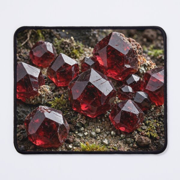 Item preview, Beautiful Garnets — Deep Red Crystals designed and sold by Stevercortinas.