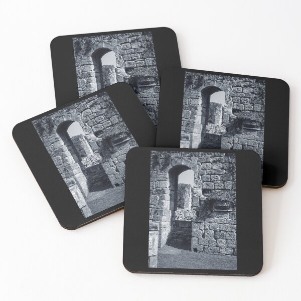 Item preview, Fountains Abbey Ruins Archway September 1975 Vintage Heritage Photography B&W designed and sold by ArtworkNorth.