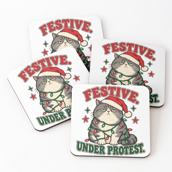 Item preview, Festive Under Protest designed and sold by FunnyTeesUK1.