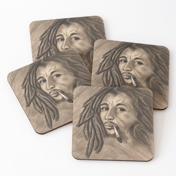 Item preview, Bob Marley Portrait designed and sold by Artspell_flo.