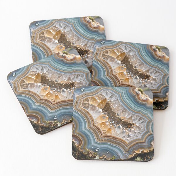 Item preview, Beautiful Agate — Banded Stone Slice designed and sold by Stevercortinas.