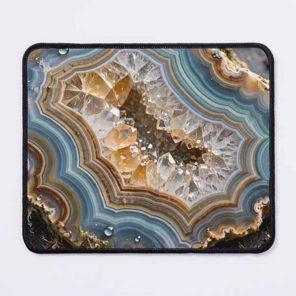 Item preview, Beautiful Agate — Banded Stone Slice designed and sold by Stevercortinas.